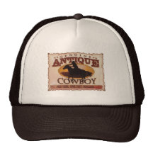 Antique Cowboy Trucker Hat