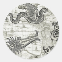 Antique Cryptozoology Sticker