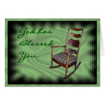 Antique H Rocker-customise any occasion Card