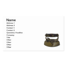 Antique Iron Business Card