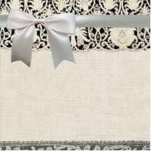 Antique Lace and Linen Wedding Gifts and Favors Photo Sculptures
