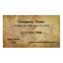 Antique leaves business card template