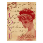 Antique Love Letter Post Card