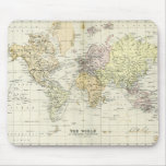 Antique Map of the World Mousemat