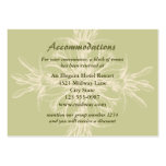 Antique Olive Floral Accommodations Card Business Card
