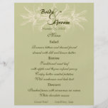 Antique Olive Floral Full Colour Flyer
