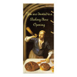 ANTIQUE OVEN  BAKERY BREAKFEAST PARTY PERSONALIZED ANNOUNCEMENT
