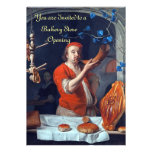 ANTIQUE OVEN  BAKERY BREAKFEAST PARTY INVITATIONS
