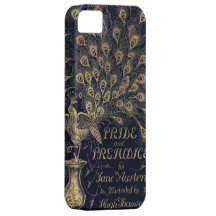 Antique Pride and Prejudice Peacock Edition Cover iPhone 5 Cases