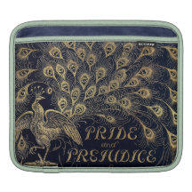 Antique Pride and Prejudice Peacock Edition Cover iPad Sleeves