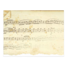 Antique Sheet Music Postcards