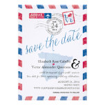 Antique Spain Airmail Save the Date invitations