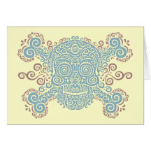 Antique Sugar Skull Cards