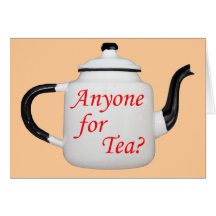 Antique Teapot Greeting Card