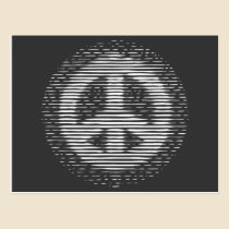 Antique Woodcut Peace postcards