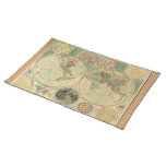 Antique World Map by Carington Bowles, circa 1780 Placemat