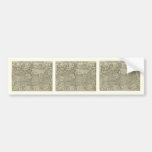 Antique World Map by Sebastian Münster circa 1560 Bumper Stickers