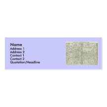 Antique World Map by Sebastian Münster circa 1560 Business Cards