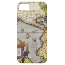 Antique World Map of the Americas, 1570