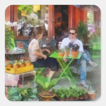 Antiques to Sandwiches Square Stickers