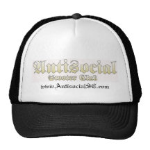 Antisocial Skull Hats