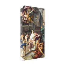Anton Raphael Mengs - Allegory of History Stretched Canvas Prints