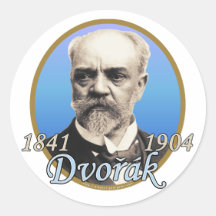 Antonin Dvorak Round Stickers