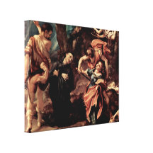 Antonio da Correggio - Martyrdom of Four Saints Canvas Prints