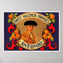 Antonio Sweet Valencia Oranges Print