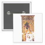 Anubis-Nefertari Pinback Button
