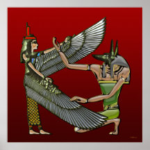 Anubis & Nut Poster