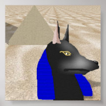Anubis stands Guard Poster