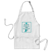 Anxiety Disorder Keep Calm and Carry ON Aprons