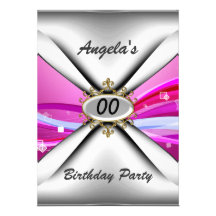 Any birthday party Invitation sixty
