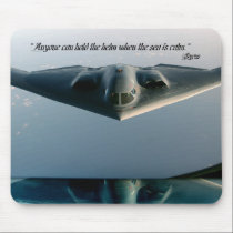 Anyone can hold the helm when the sea is calm mousepads