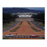 Anzac Parade and Parliament House, Canberra, Austr Postcards