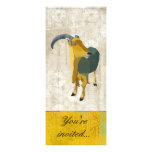 Aoudad Gold & White Invitation