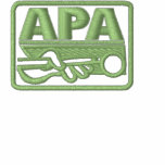 APA Logo - Tan Embroidered Hooded Sweatshirt