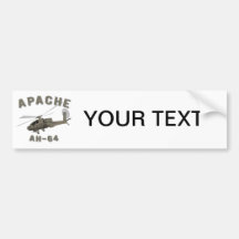 Apache AH-64 Bumper Stickers