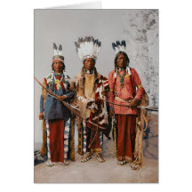 Apache Chiefs Garfield Ouche Te Foya 1899 Greeting Card