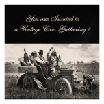 APACHES AND GERONIMO DRIVING A MOTOR CAR,champagne Personalized Invite