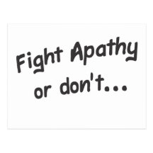 Apathy Postcard