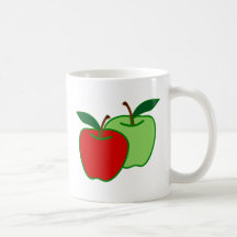 Äpfel apples tee tassen