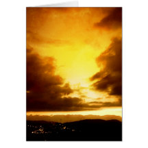 Apocalyptic Sunset Cards