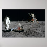 Apollo 11 Astronaut & Lunar Module "Eagle" Poster