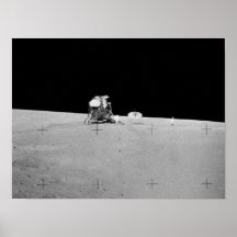 Apollo 12 Lunar Landing Site Print