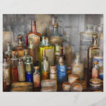 Apothecary - For all your Aches & Pains Full Colour Flyer