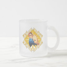 Appendix Cancer Fight Rosie The Riveter Coffee Mug