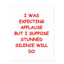 APPLAUSE POSTCARDS
