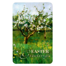 Apple Blossom. Fine Art Easter Gift Magnet